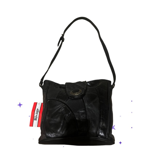 Rivage Original Classic Crossbody Black Handbag. - Picture 6 of 11
